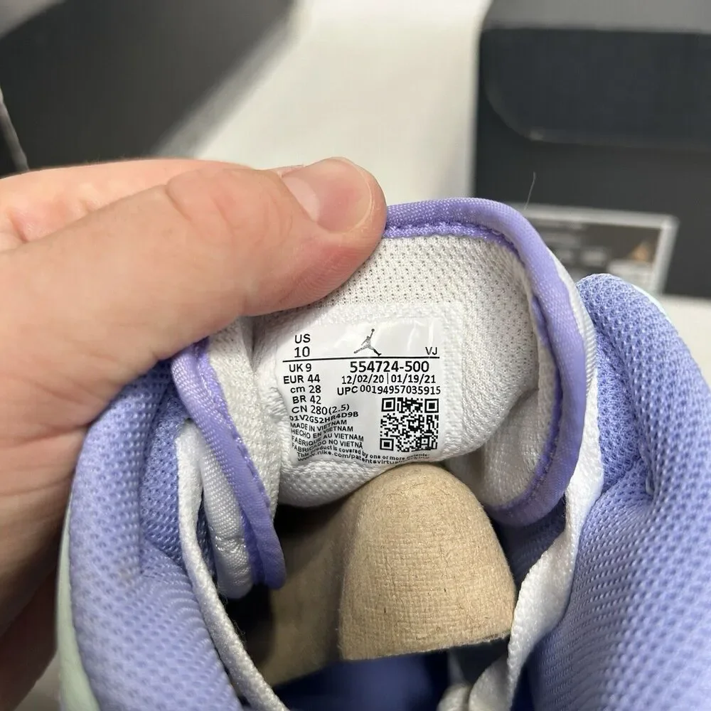 Nike Air Jordan 1 Retro Mid “Purple Pulse/Arctic Punch" 2024 - Picture 6 of 6